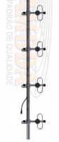 S&L Antena Fixa Colinear OFFSET p/ TETRA , com 4 Dipolos Dobrados UHF - Clique para ampliar a foto